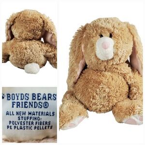 Boyds Bears & Friends Bunny Rabbit Plush Big Floppy Brown 23" Spring Easter